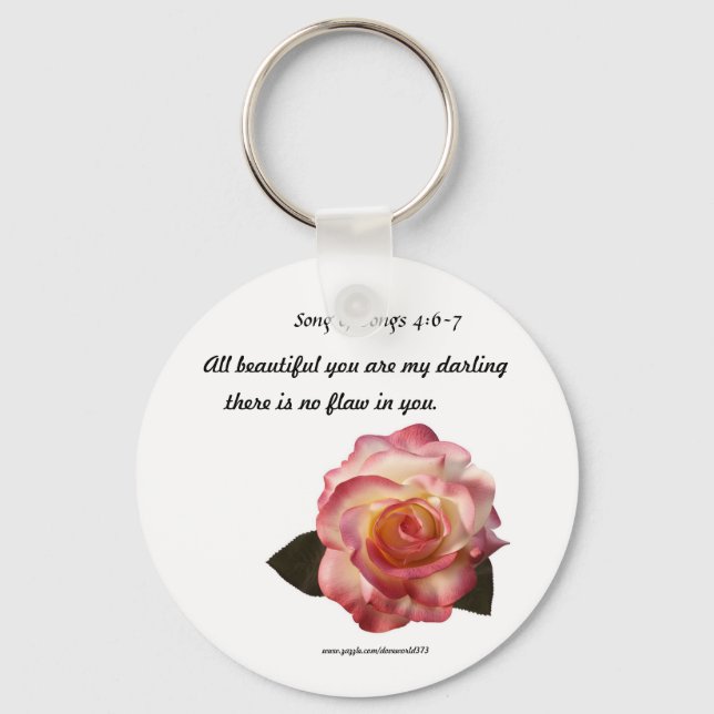 Rose Keychain (Front)