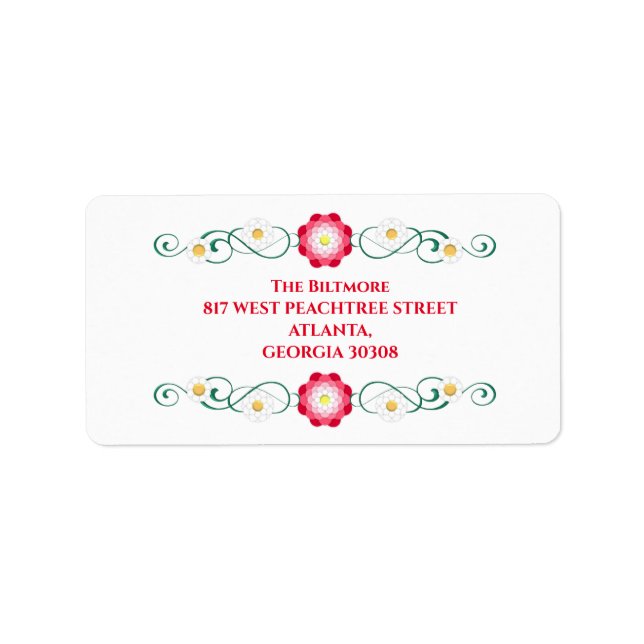 Rose Label (Front)