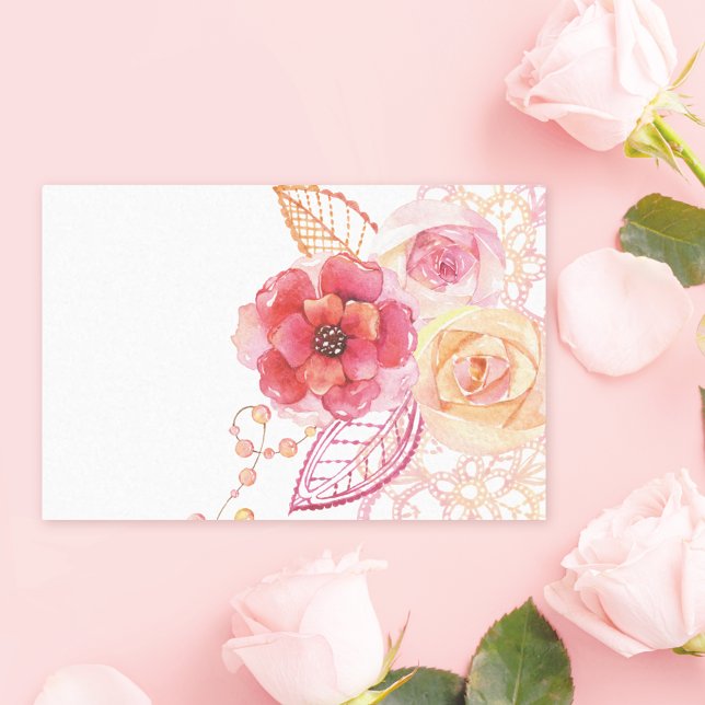 Rose Lace Beads Romantic Tissue Paper (Creator Uploaded)