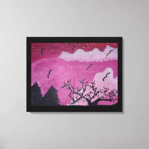 Rose Landscape Canvas Print