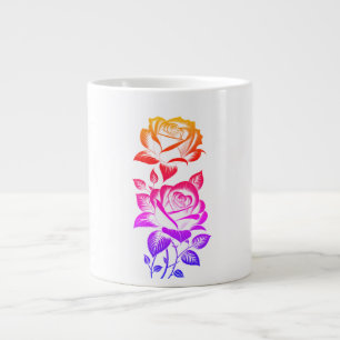 Rose Large Coffee Mug