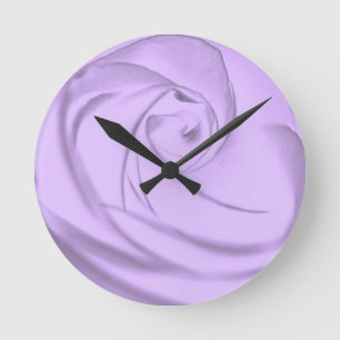 Rose -lavender.jpg round clock