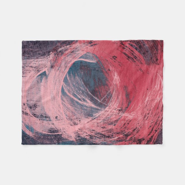 Rose Light I Fleece Blanket (Front (Horizontal))