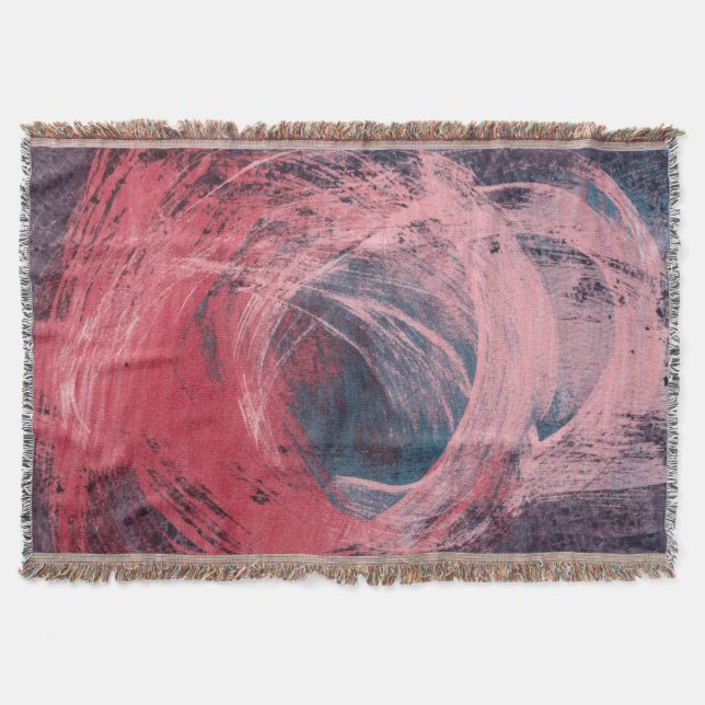 Rose Light I Throw Blanket (Front)