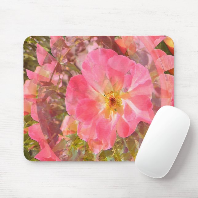 Rose Love....... Mouse Pad (With Mouse)