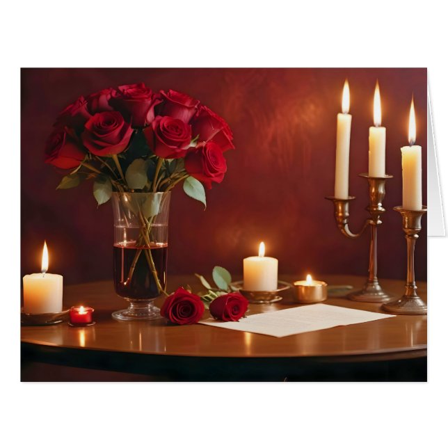 Rose Love Tender Romantic Beautiful Gift (Front Horizontal)