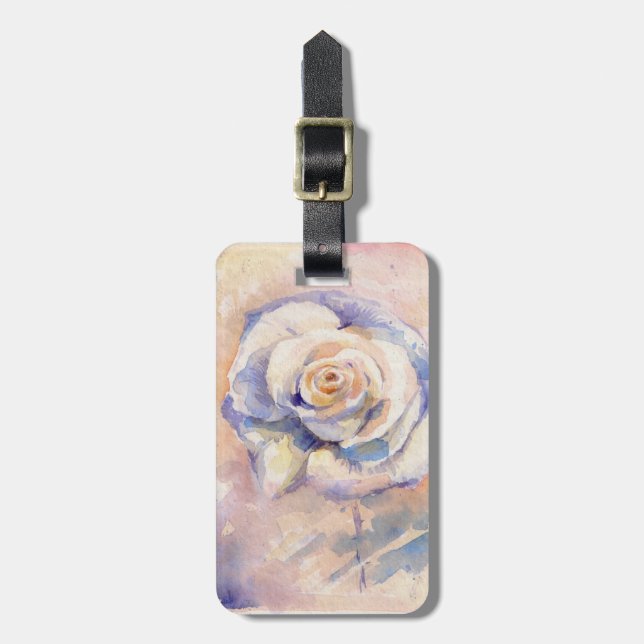 Rose Luggage Tag (Front Vertical)