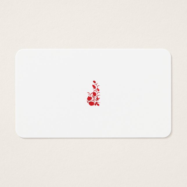 Rose Madder, Thunderbird floral design (Front)