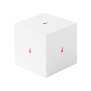 Rose Madder, Thunderbird floral design Cube