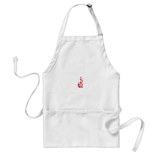Rose Madder, Thunderbird floral design Standard Apron (Front)