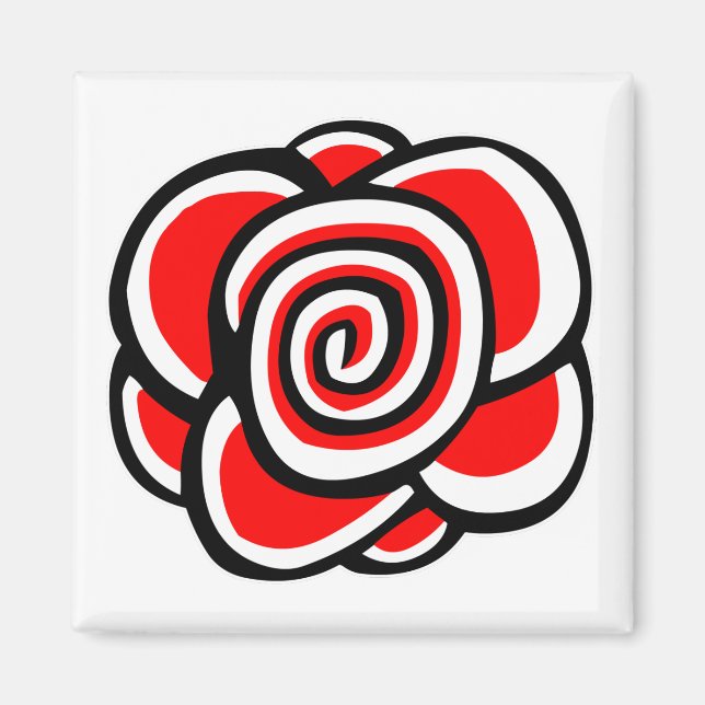 Rose Magnet (Front)