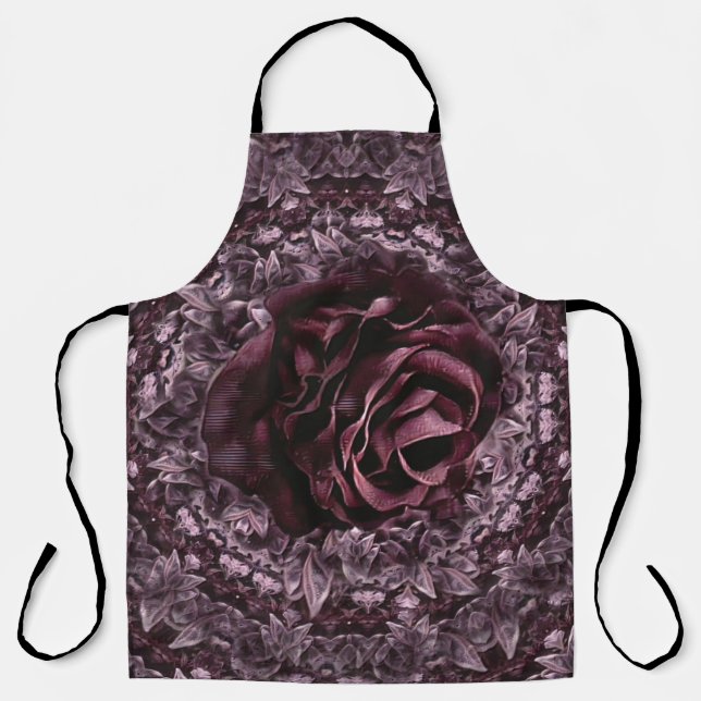 Rose Mandala  Apron (Front)