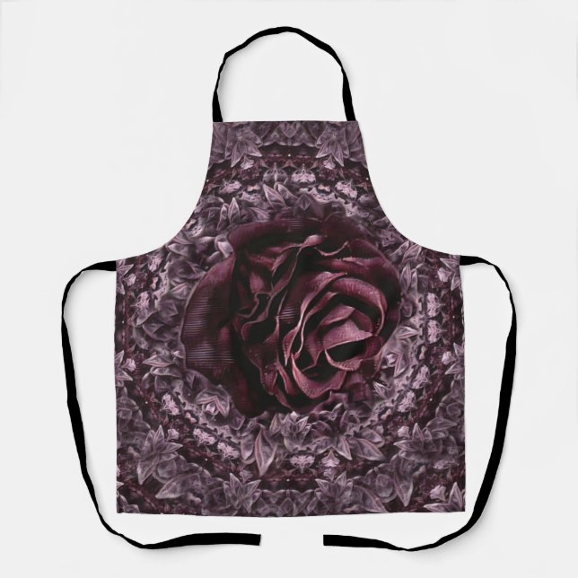 Rose Mandala  Apron (Front)