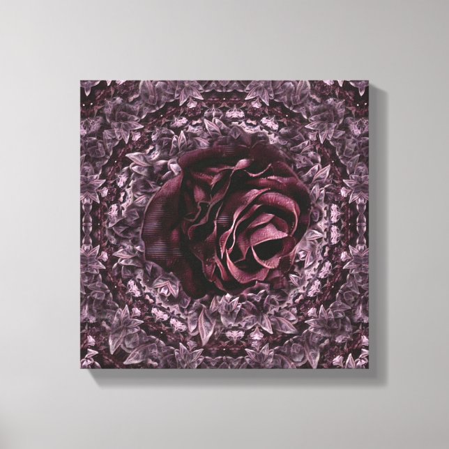 Rose Mandala  Canvas Print (Front)