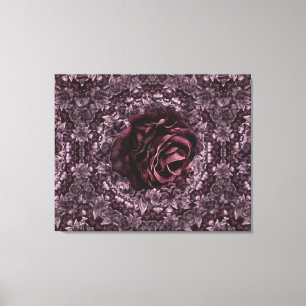 Rose Mandala Canvas Print