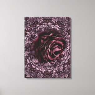 Rose Mandala Canvas Print
