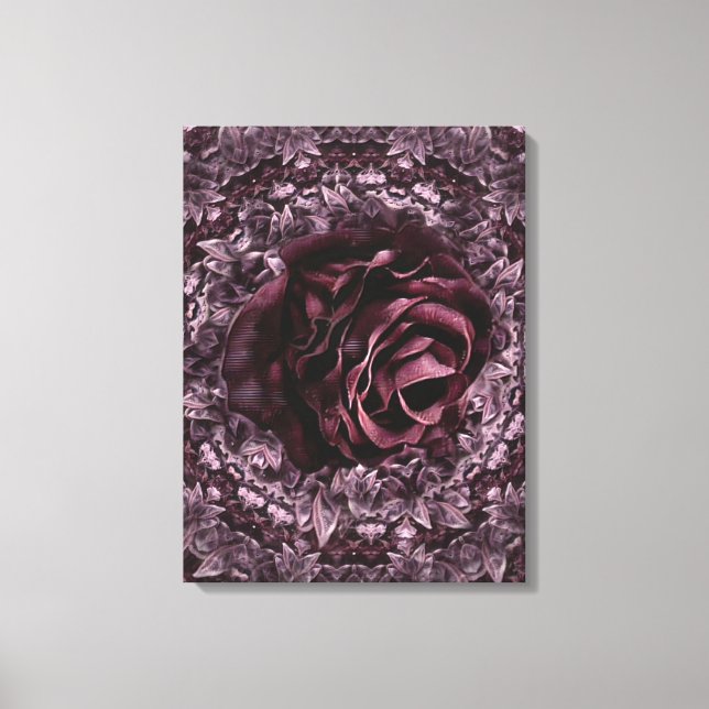 Rose Mandala  Canvas Print (Front)
