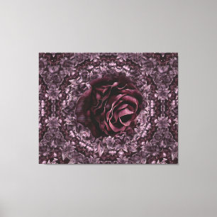 Rose Mandala Canvas Print
