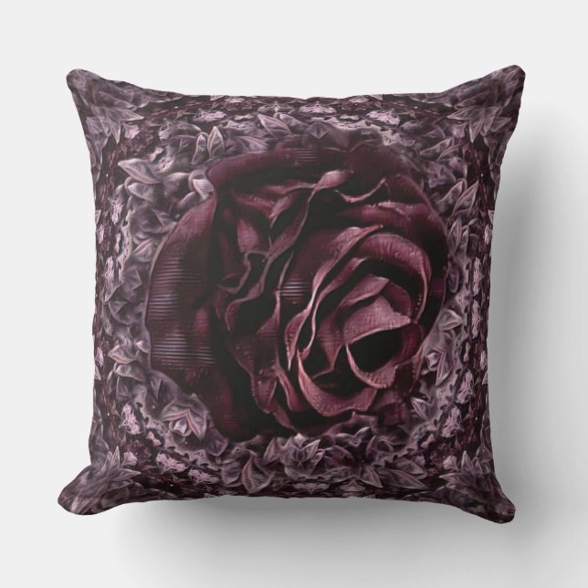 Rose Mandala  Cushion (Front)