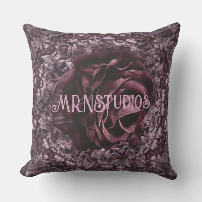 Rose Mandala  Cushion (Front)