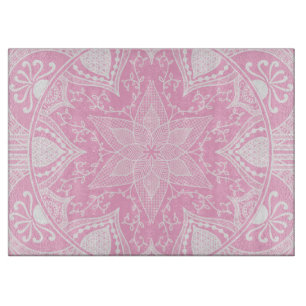 Rose Mandala Cutting Board