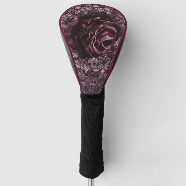 Rose Mandala  Golf Head Cover (Front)