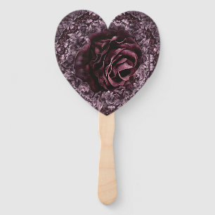 Rose Mandala Hand Fan