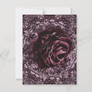 Rose Mandala Holiday Card