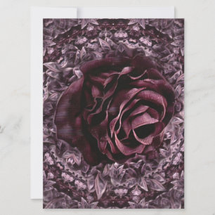 Rose Mandala  Holiday Card