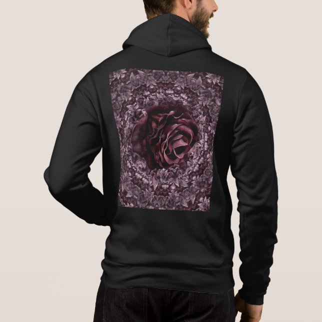 Rose Mandala  Hoodie (Back)