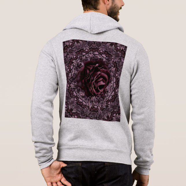 Rose Mandala  Hoodie (Back)