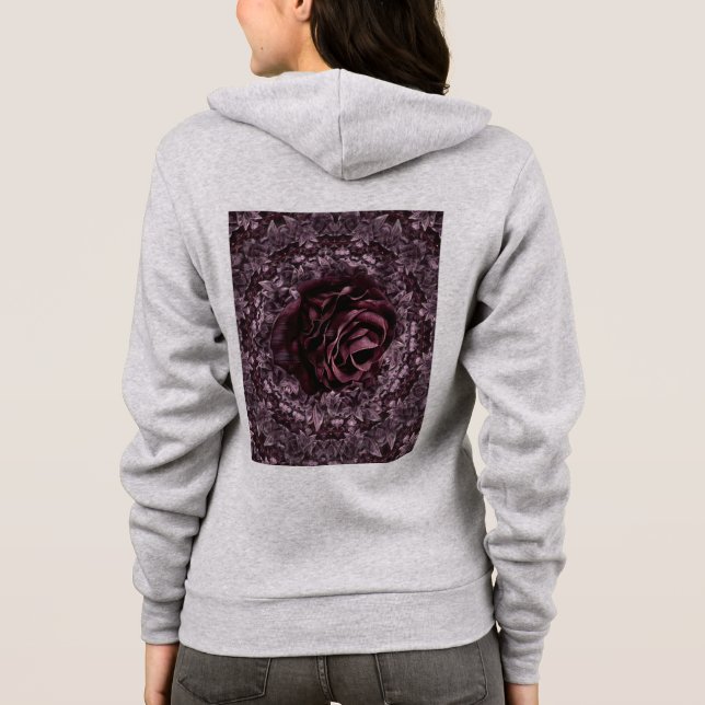 Rose Mandala  Hoodie (Back)