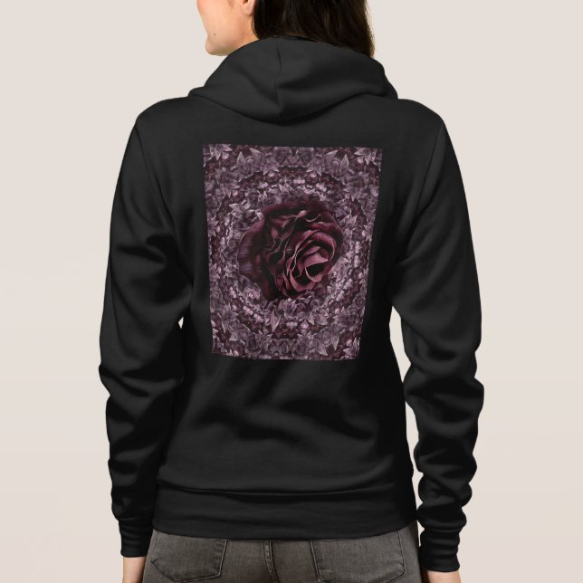 Rose Mandala  Hoodie (Back)