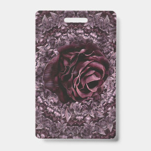 Rose Mandala  ID Badge
