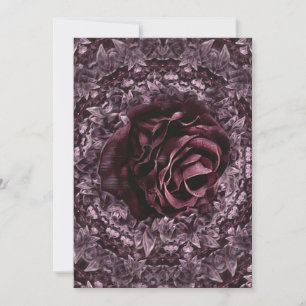 Rose Mandala  Invitation