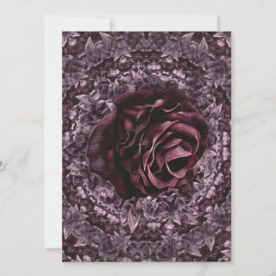 Rose Mandala  Invitation