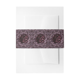 Rose Mandala Invitation Belly Band