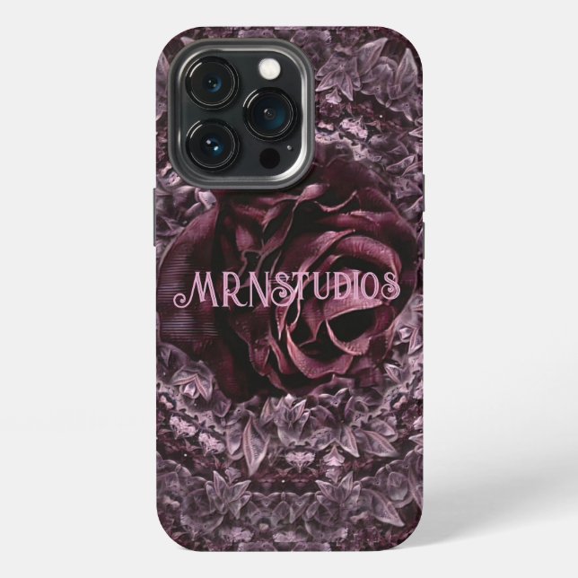 Rose Mandala  iPhone Case (Back)