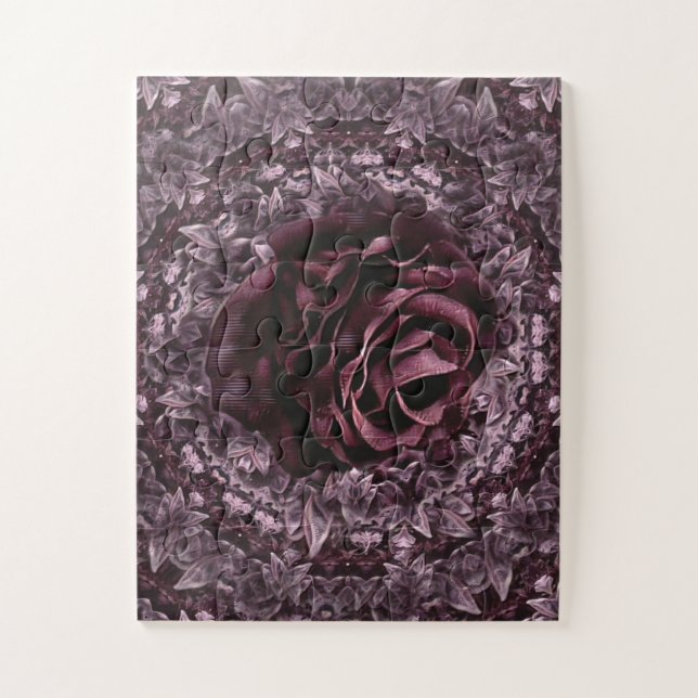Rose Mandala  Jigsaw Puzzle (Vertical)
