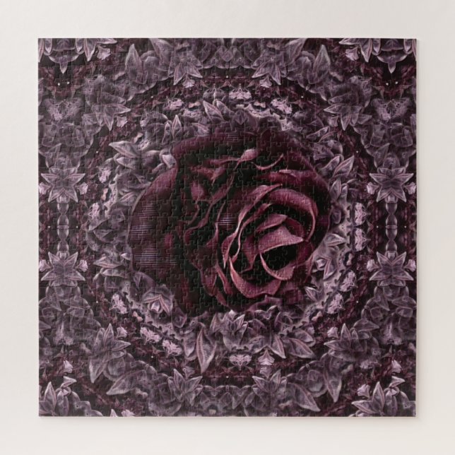 Rose Mandala  Jigsaw Puzzle (Vertical)