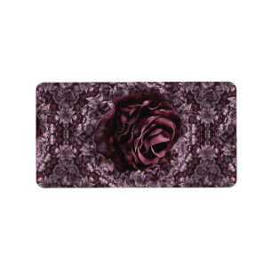 Rose Mandala  Label