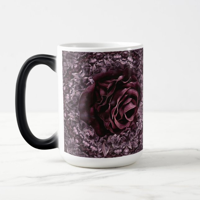 Rose Mandala  Magic Mug (Left)