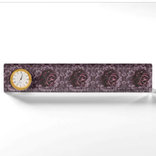 Rose Mandala Nameplate