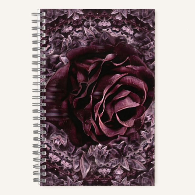 Rose Mandala  Notebook (Front)