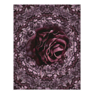 Rose Mandala Photo Print