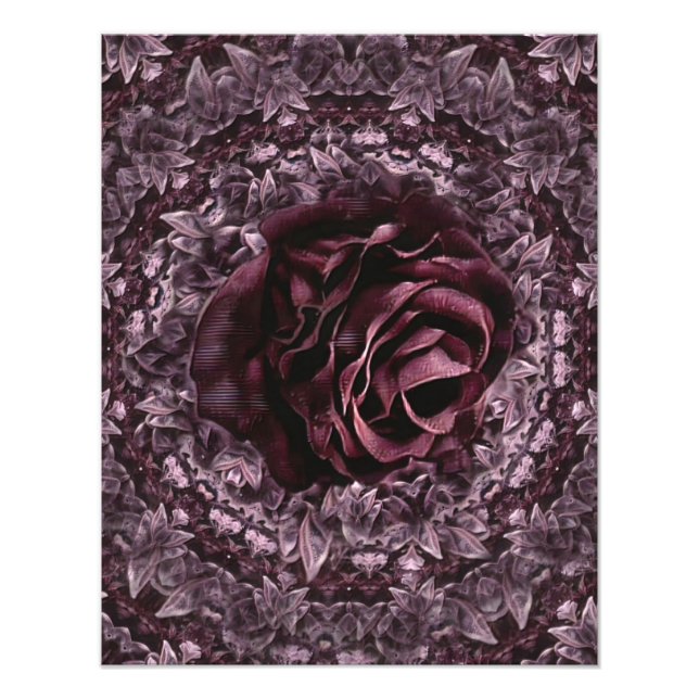 Rose Mandala  Photo Print (Front)