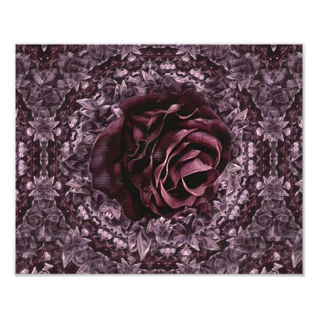 Rose Mandala  Photo Print (Front)