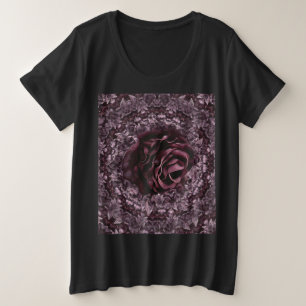 Rose Mandala  Plus Size T-Shirt