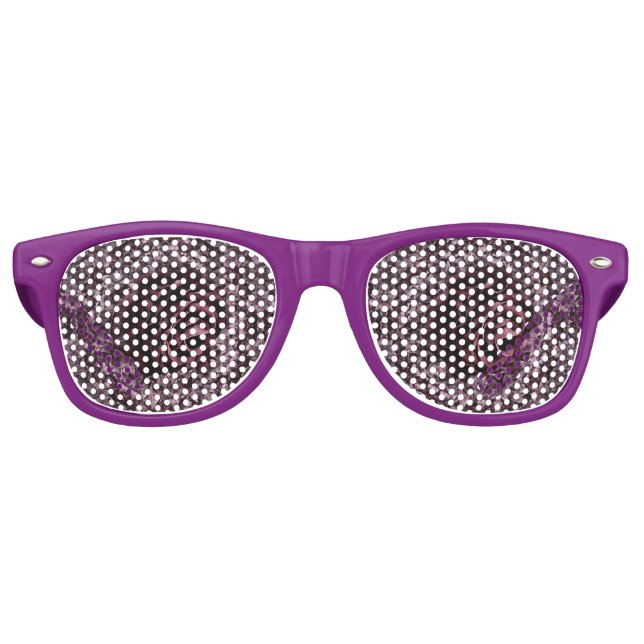 Rose Mandala  Retro Sunglasses (Front)