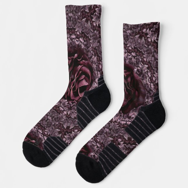 Rose Mandala  Socks (Left)